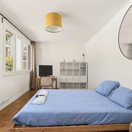 Quiet 10 Min Away From Marcel Sembat Metro Apartmán Boulogne-Billancourt